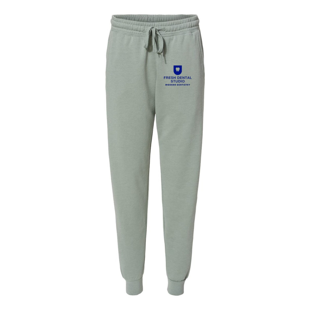 Independent Trading Co. Women's California Wave Wash Sweatpants - Sage - Front