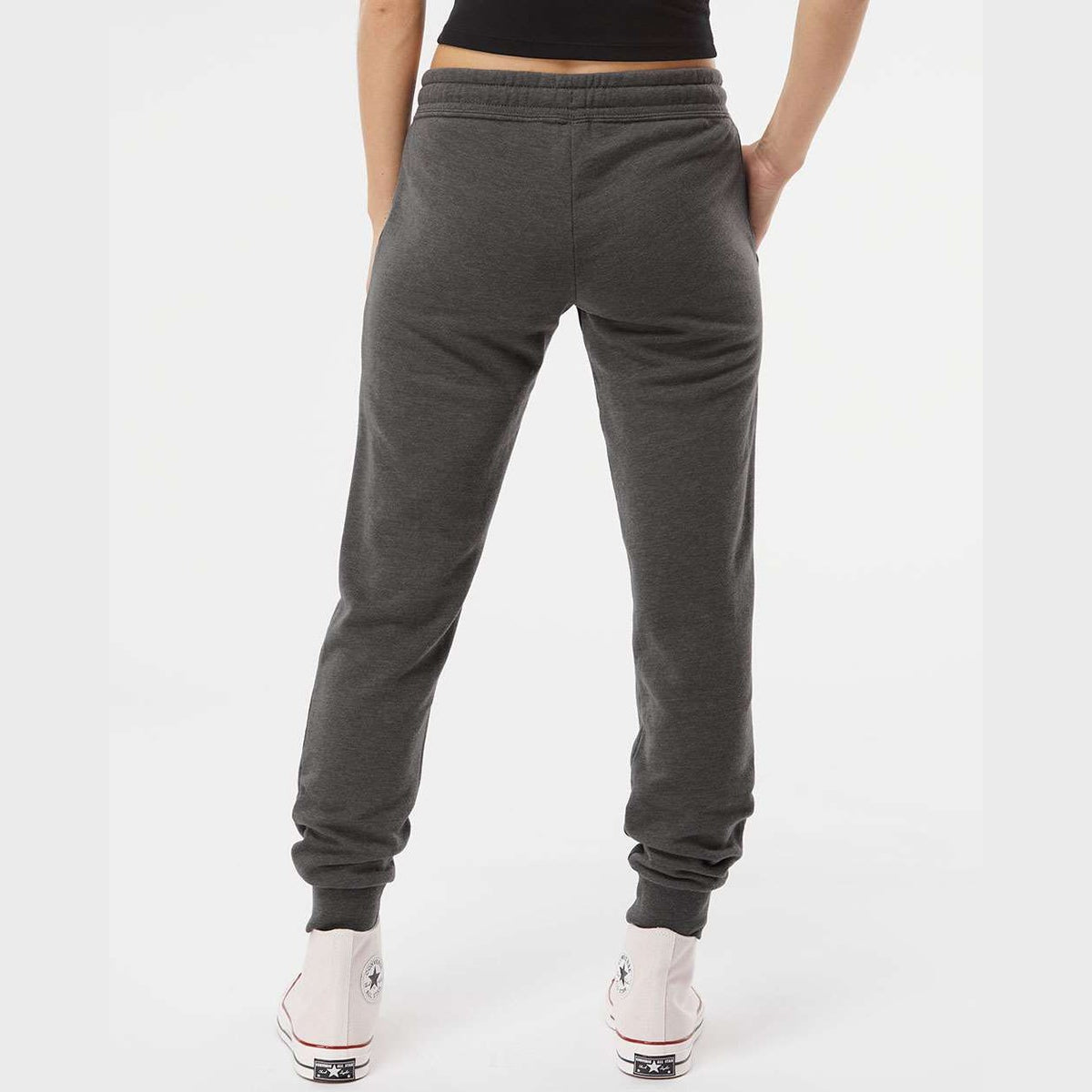 Independent Trading Co. Women's California Wave Wash Sweatpants - Shadow - On Model Back