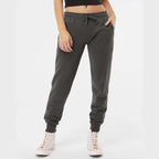 Independent Trading Co. Women's California Wave Wash Sweatpants - Shadow - On Model Front