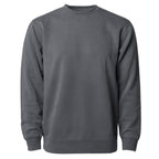 Independent Trading Unisex Midweight Pigment Dyed Crew Neck - Black