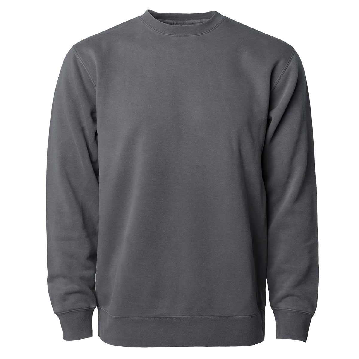 Independent Trading Unisex Midweight Pigment Dyed Crew Neck - Black