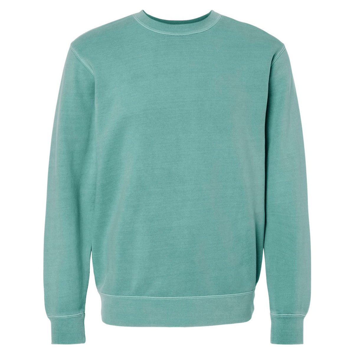 Independent Trading Unisex Midweight Pigment Dyed Crew Neck - Front