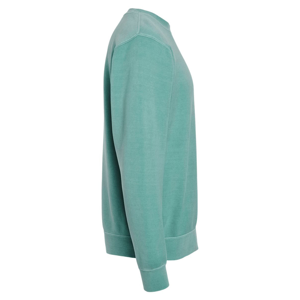 Independent Trading Unisex Midweight Pigment Dyed Crew Neck - Mint - Side