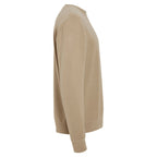 Independent Trading Unisex Midweight Pigment Dyed Crew Neck - Sandstone - Side