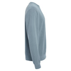 Independent Trading Unisex Midweight Pigment Dyed Crew Neck - Slate Blue - Side