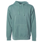 Independent Trading Unisex Midweight Pigment Dyed Hoodie - Alpine Green