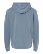 Independent Trading Unisex Midweight Pigment Dyed Hoodie - Back