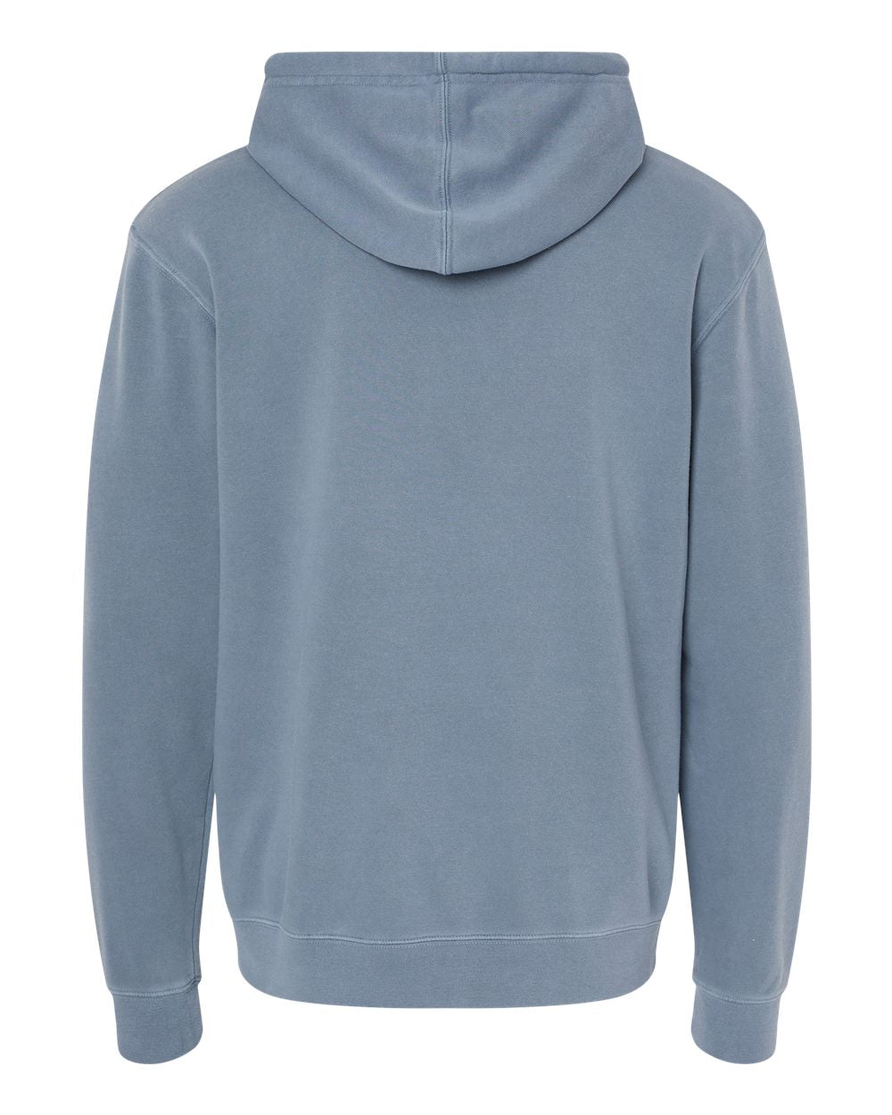 Independent Trading Unisex Midweight Pigment Dyed Hoodie - Back