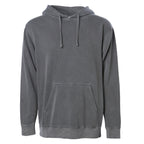 Independent Trading Unisex Midweight Pigment Dyed Hoodie - Black