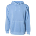 Independent Trading Unisex Midweight Pigment Dyed Hoodie - Light Blue