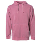 Independent Trading Unisex Midweight Pigment Dyed Hoodie - Maroon