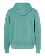 Independent Trading Unisex Midweight Pigment Dyed Hoodie - Mint - Back