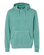 Independent Trading Unisex Midweight Pigment Dyed Hoodie - Mint - Front