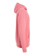 Independent Trading Unisex Midweight Pigment Dyed Hoodie - Pink - Side