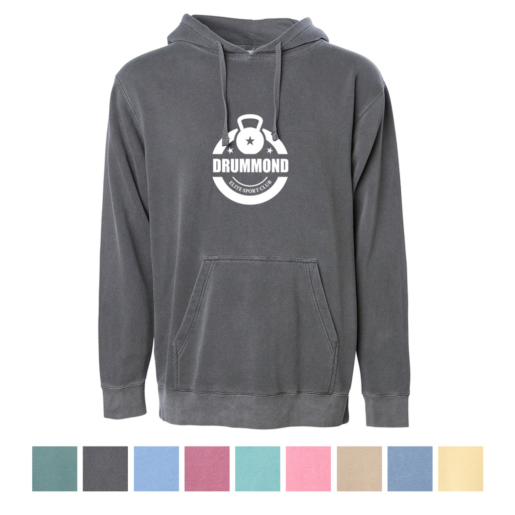 Independent Trading Unisex Midweight Pigment Dyed Hoodie