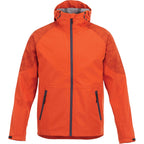 Index Waterproof Softshell Rain Jacket for Men Laser Engraving - Saffron - Front Flat