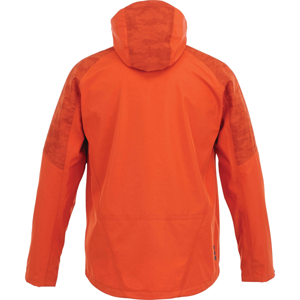 Index Waterproof Softshell Rain Jacket for Men Transfer - Saffron - Back Flat