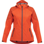 Index Waterproof Softshell Rain Jacket for Women Debossing - Saffron - Front Flat
