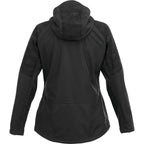 Index Waterproof Softshell Rain Jacket for Women Transfer - Black - Back Flat