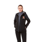 Index Waterproof Softshell Rain Jacket for Women Transfer - Black - Front On Model