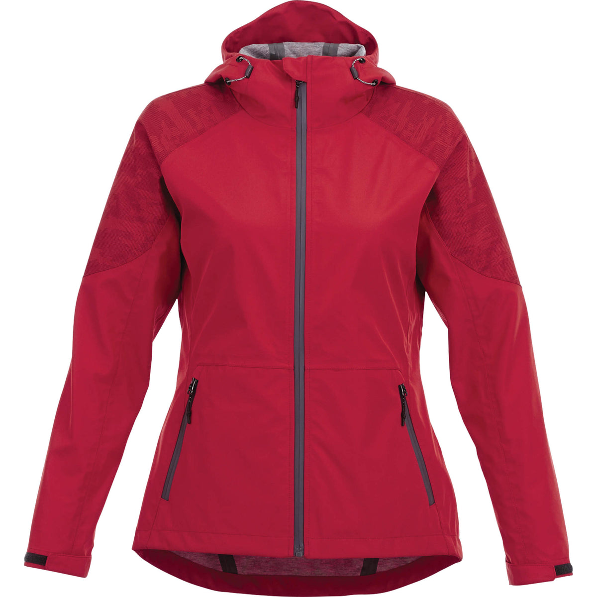 Index Waterproof Softshell Rain Jacket for Women Transfer - Vintage Red - Front Flat