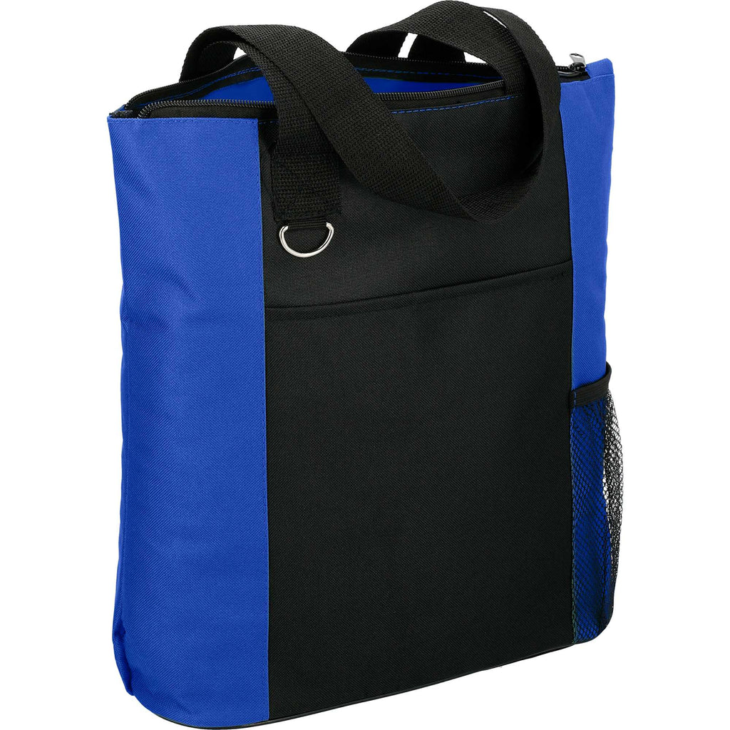 Infinity Convention Tote with Key Ring Full Color - Royal Blue - Right Angle 2