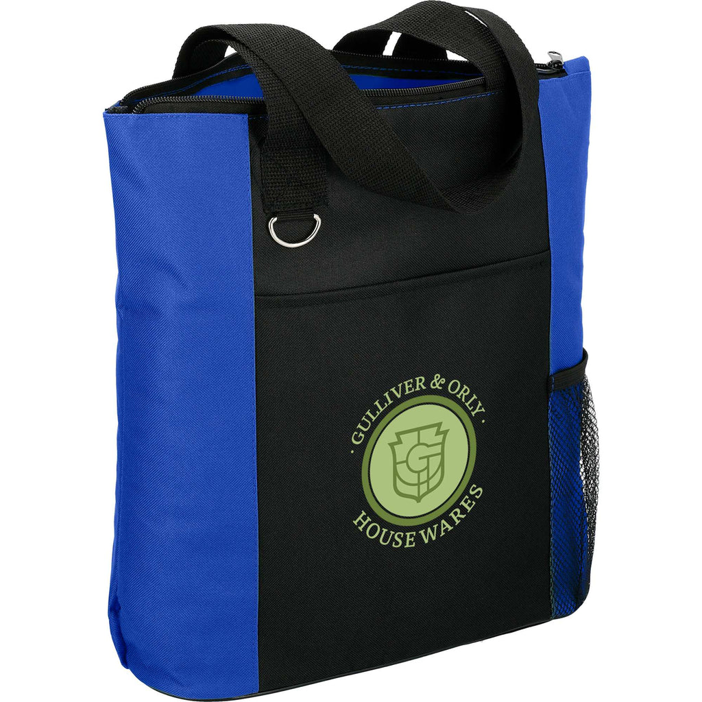 Infinity Convention Tote with Key Ring Full Color - Royal Blue - Right Angle