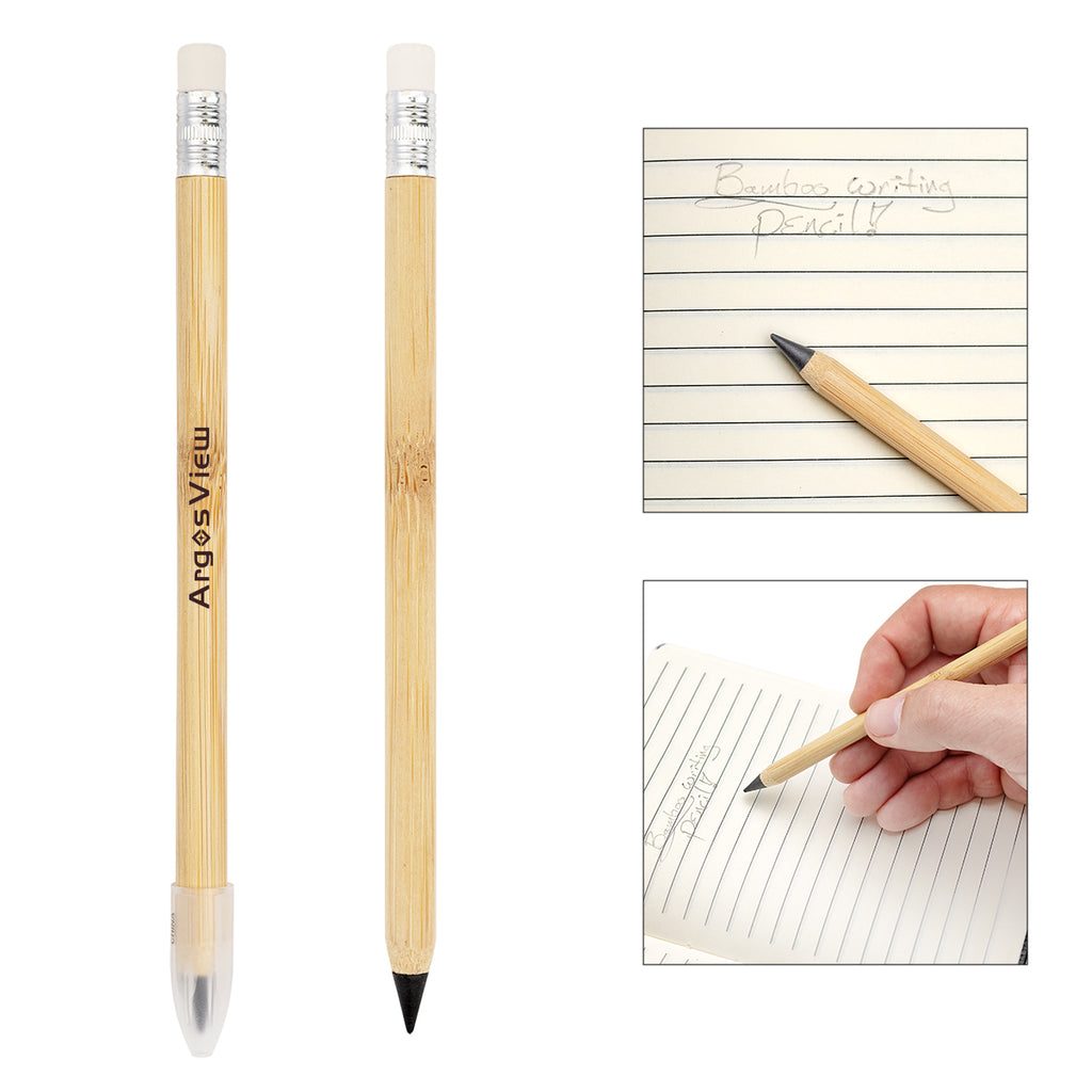 Infinity Pencil in Bamboo - Bamboo - Silk Screen