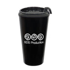 Infinity Tumbler, 16 oz - Black - Silk Screen