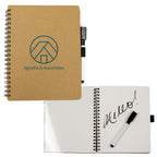Innovator Spiral Notebook with Dry Erase - Natural - Silk Screen