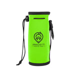 Insulated Bottle Bag - Lime Green - Silk Screen