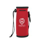 Insulated Bottle Bag - Red - Silk Screen