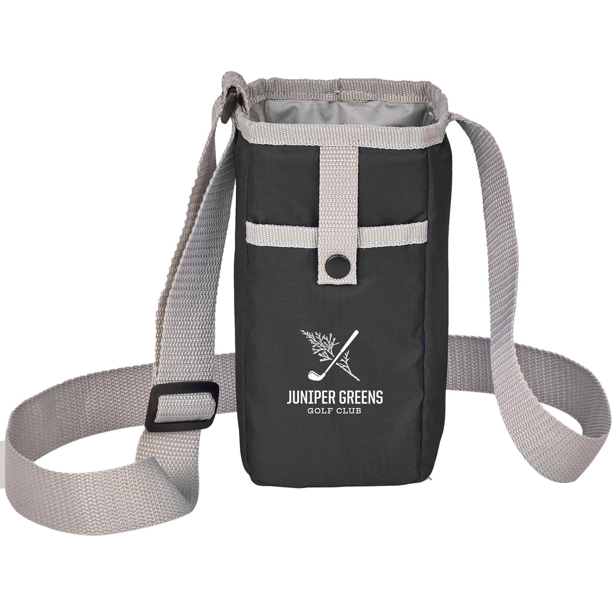 Insulated Bottle Sling for 40 oz Bottles - Black - Front