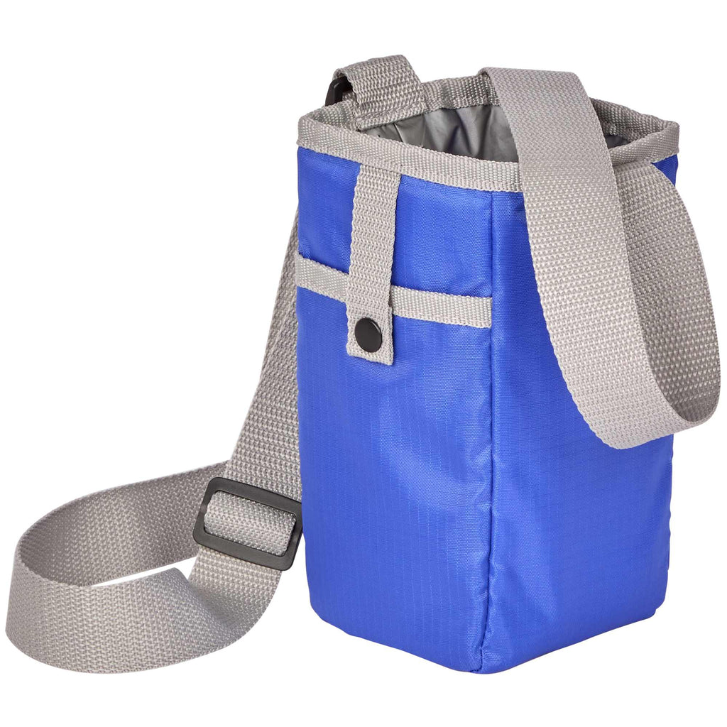 Insulated Bottle Sling for 40 oz Bottles - Royal - Left Angle