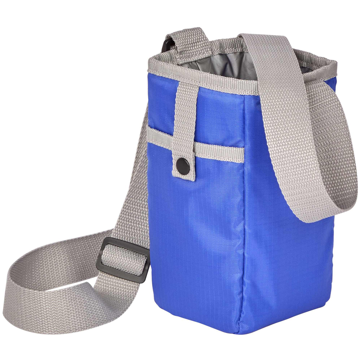 Insulated Bottle Sling for 40 oz Bottles - Royal - Left Angle