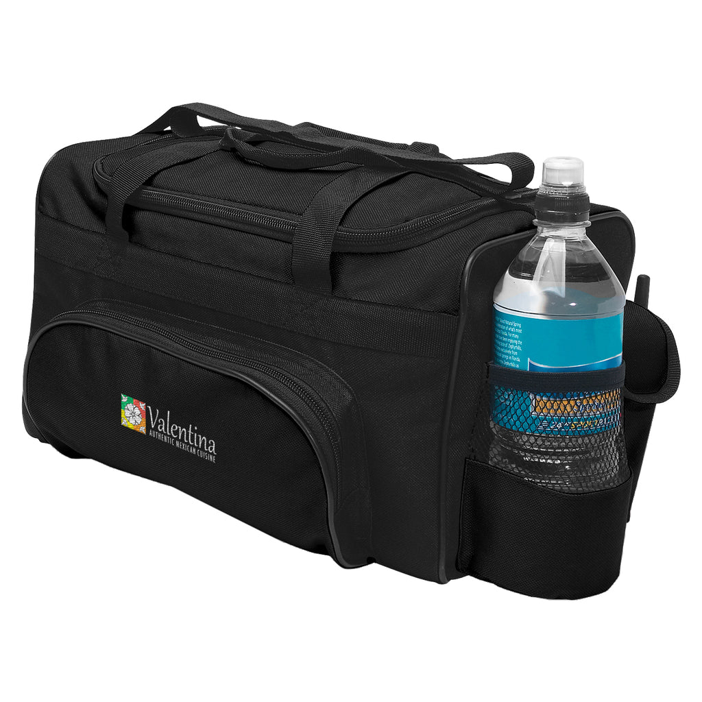 Insulated Cooler Bag - Black - Embroidery
