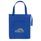 Insulated Shopper Tote Bag, Non-Woven - Royal Blue - Colorbrite