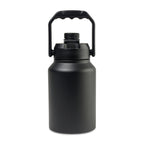 Insulated Stainless Steel Jobsite Jug, 64 oz Laser Engraving - Black - View 3