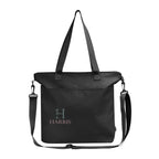 Intrepid Laptop Tote Bag in Recycled PET - Black - Colorbrite
