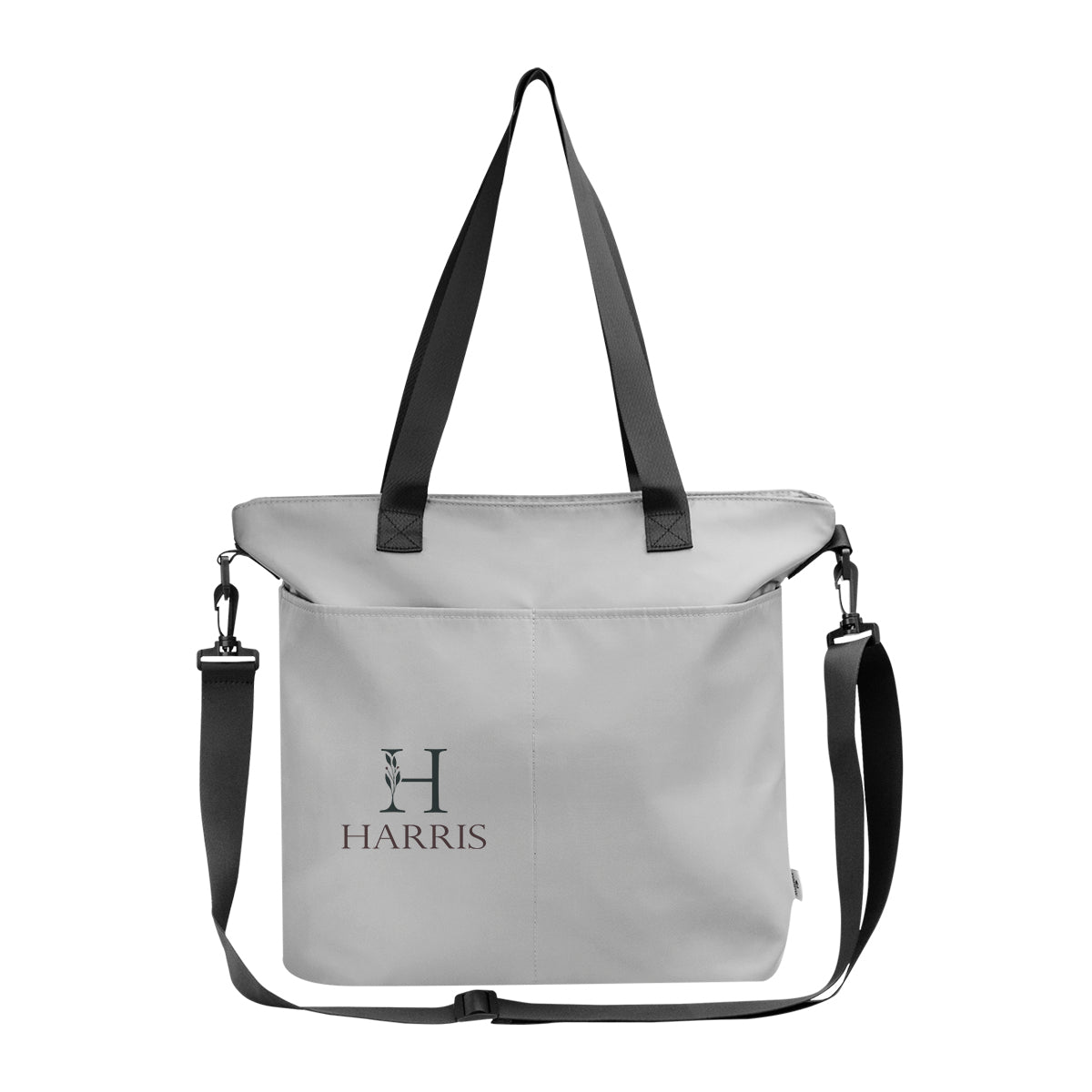 Intrepid Laptop Tote Bag in Recycled PET - Gray - Colorbrite