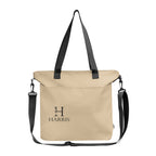 Intrepid Laptop Tote Bag in Recycled PET - Tan - Silk Screen