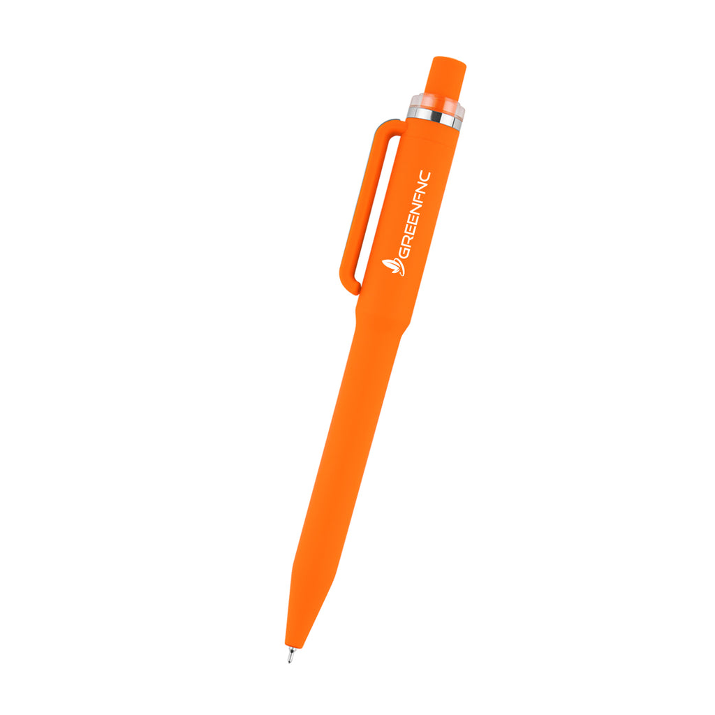 Intrepid Pen in Recycled ABS - Orange - Silk Screen