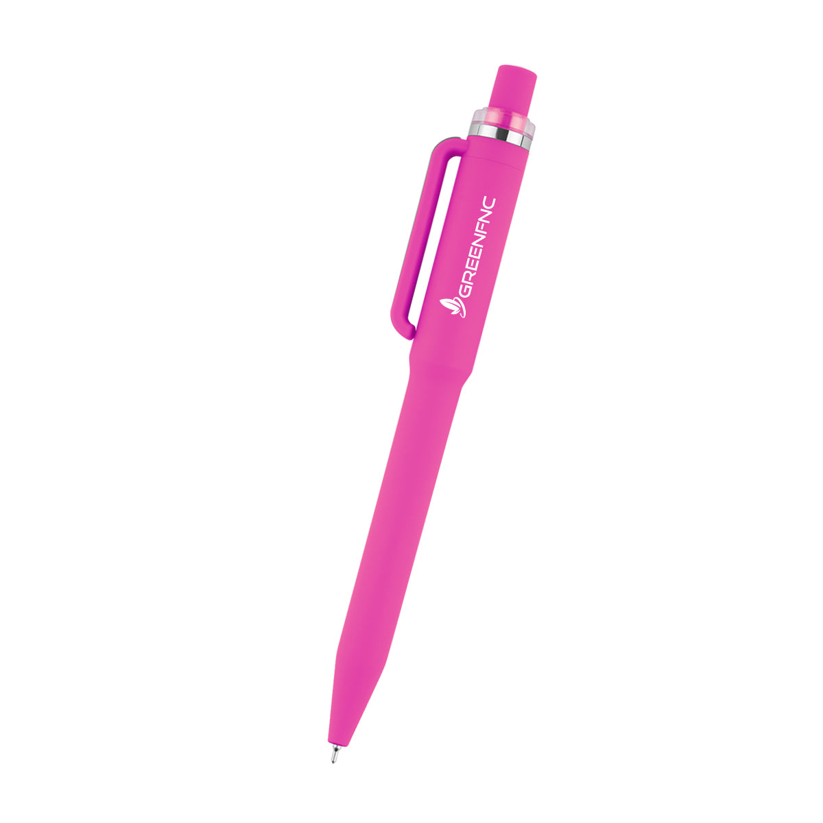 Intrepid Pen in Recycled ABS - Pink - Silk Screen