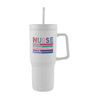 Intrepid Recycled Double Wall Tumbler, 28 oz - White - Colorbrite