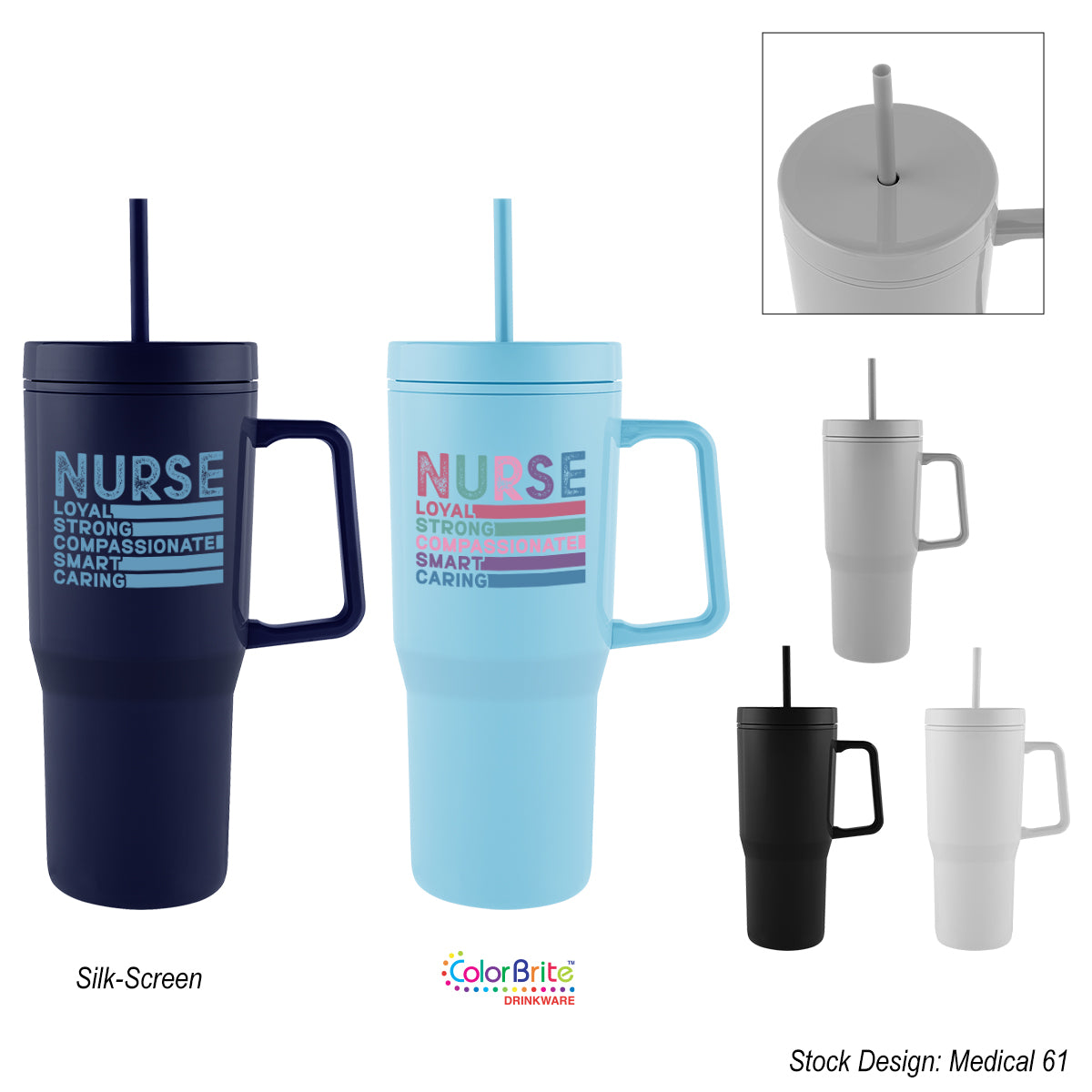Intrepid Recycled Double Wall Tumbler, 28 oz
