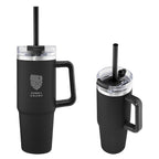 Intrepid Recycled Stainless Steel Tumbler, 30 oz Laser Engraving - Black - Laser Engraving
