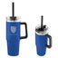 Intrepid Recycled Stainless Steel Tumbler, 30 oz Laser Engraving - Blue - Silk Screen