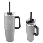 Intrepid Recycled Stainless Steel Tumbler, 30 oz Laser Engraving - Gray - Laser Engraving