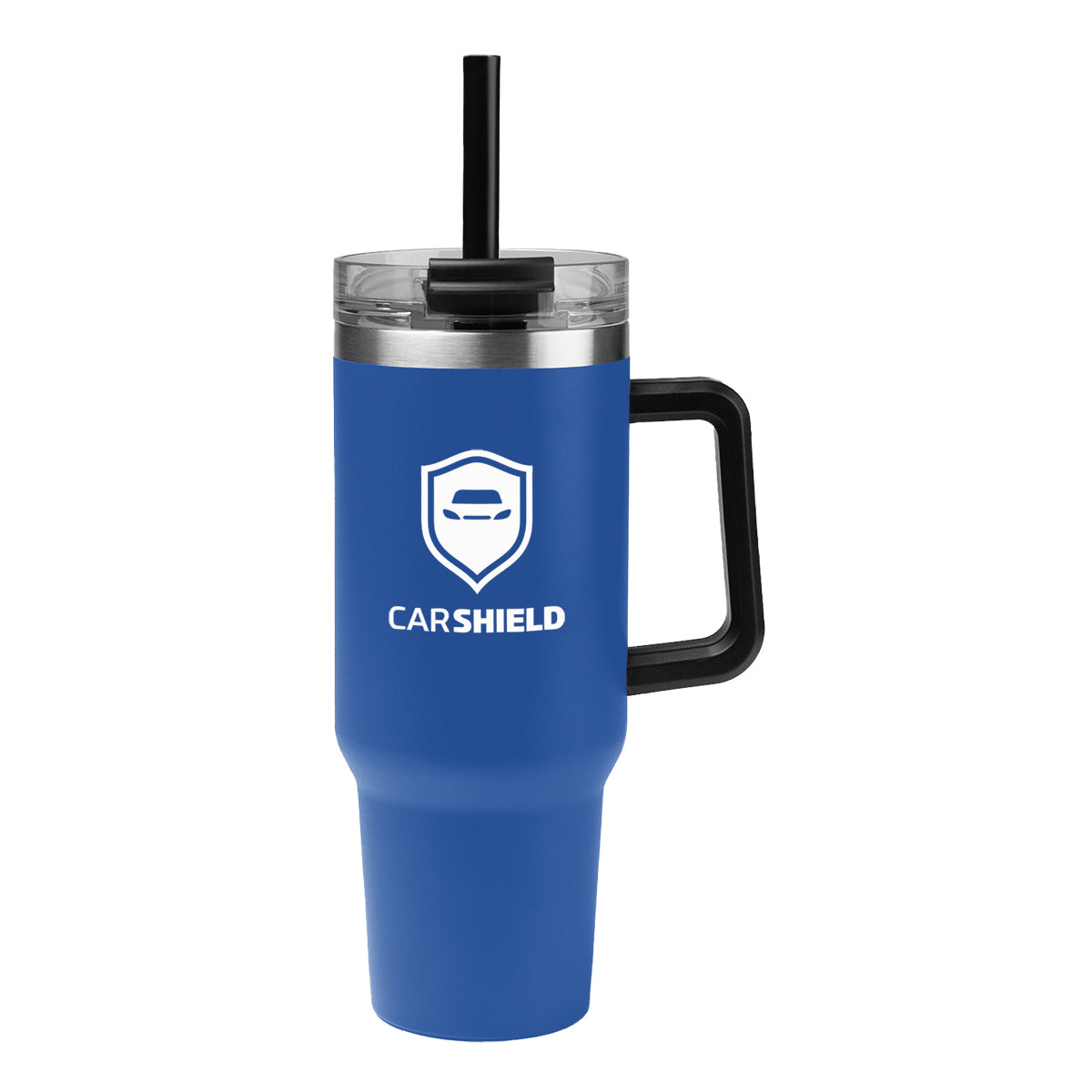 Intrepid Recycled Stainless Steel Tumbler, 40 oz - Blue - Silk Screen