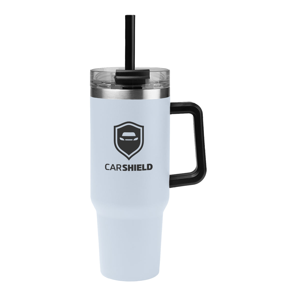 Intrepid Recycled Stainless Steel Tumbler, 40 oz - Blue - Silk Screen